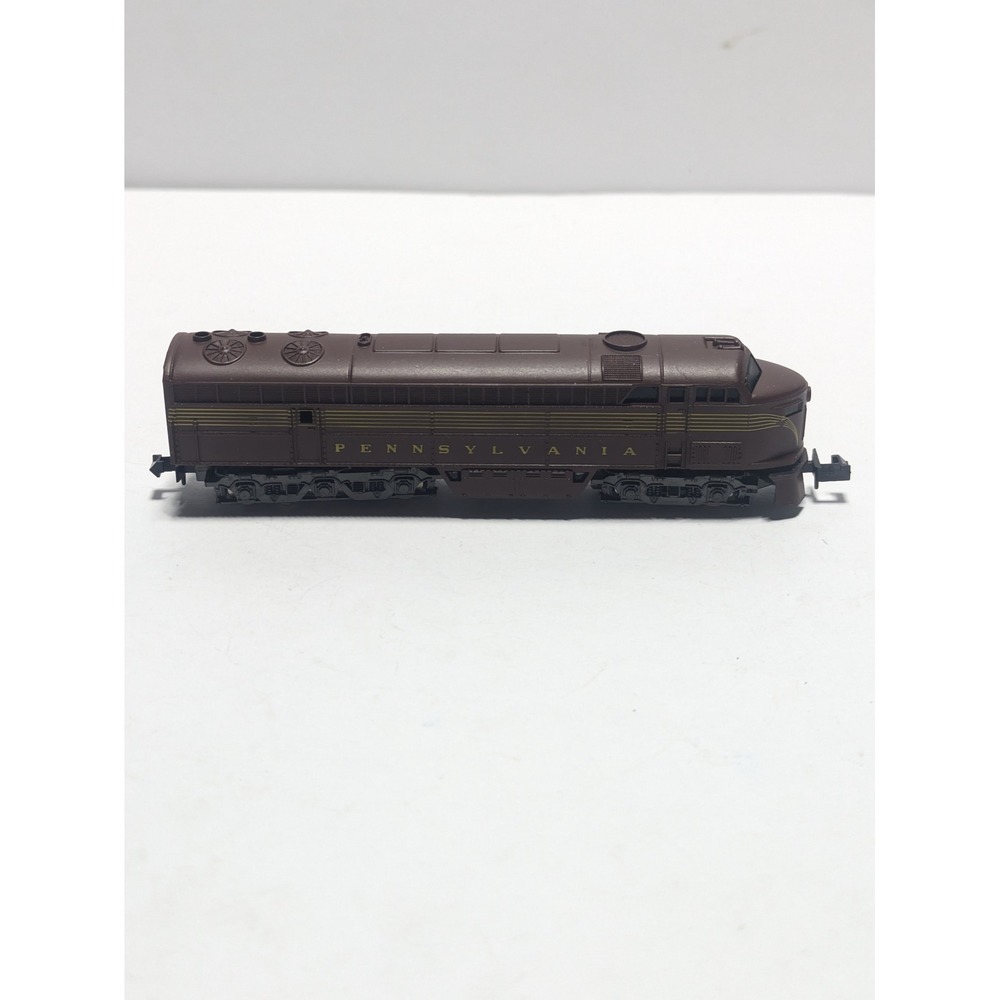 Atlas Pennsylvania Railroad N Scale Powered Diesel Locomotive Brown Vintage